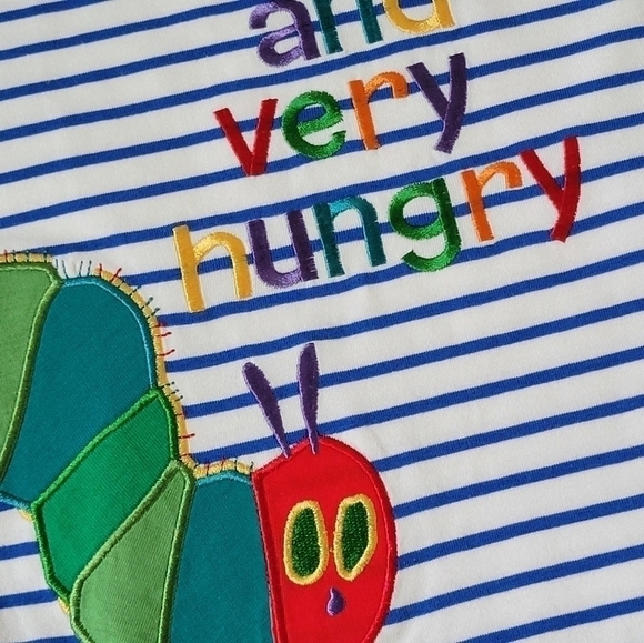 The Very Hungry Caterpillar T-Shirt Strawberry Patch Strawberry Picking T-Shirt - Picture 4 of 4